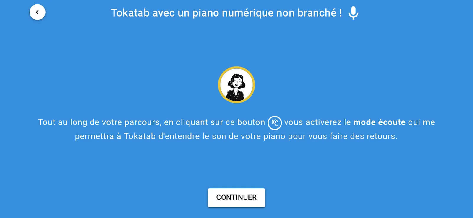 Tokatab - activation du mode écoute Tokatab - activation du mode écoute