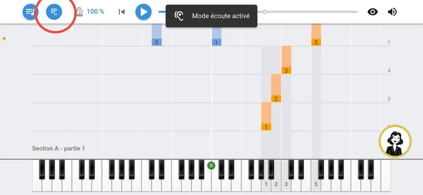 Tokatab - activation du mode écoute Tokatab - activation du mode écoute